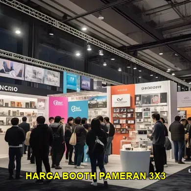 harga booth pameran 3x3